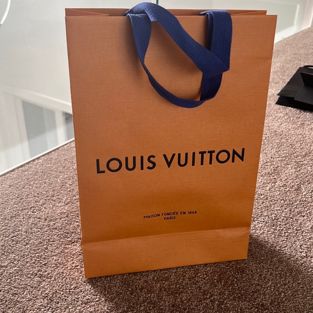 Louis Vuitton small paper shopping bag